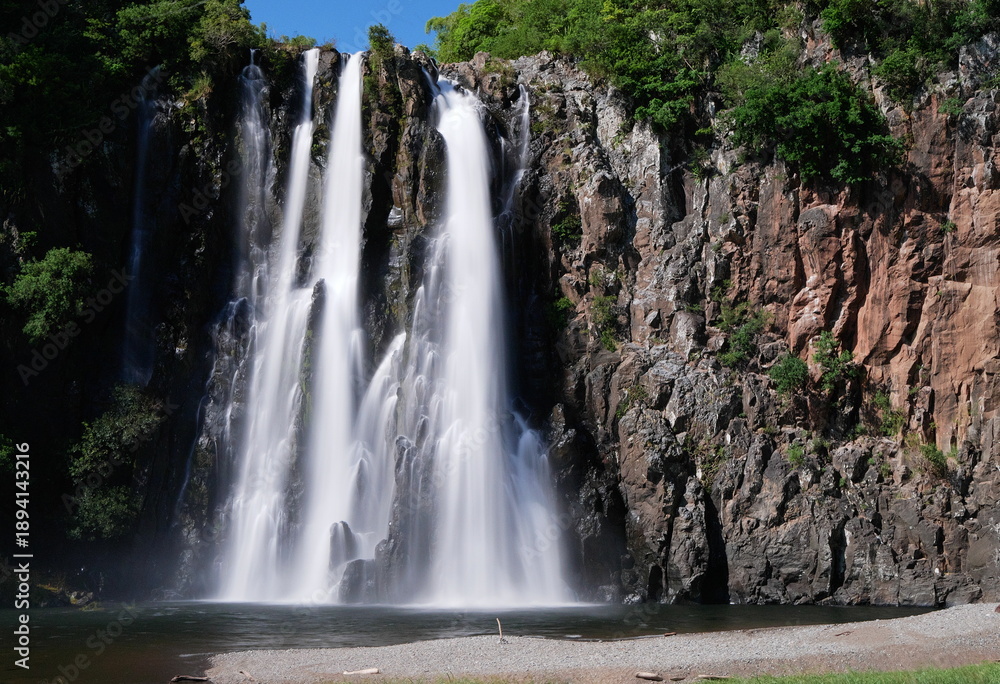 Obraz premium Cascade Niagara, Sainte-Suzanne, ile de La Reunion, février 2022