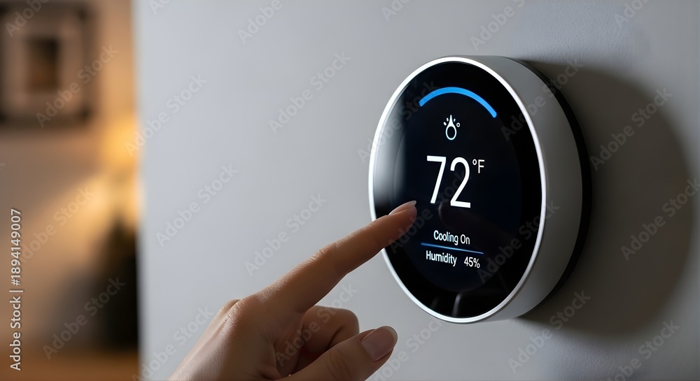 Fototapeta premium Setting the Ideal Indoor Temperature