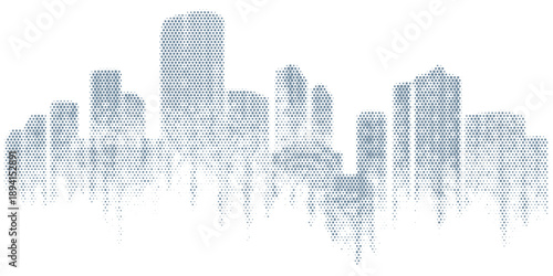 City buildings abstract background. Smart city, urban concept, real estate, organization office, future cityscape, skyline panorama, skyscraper architecture, building construction tech concept.