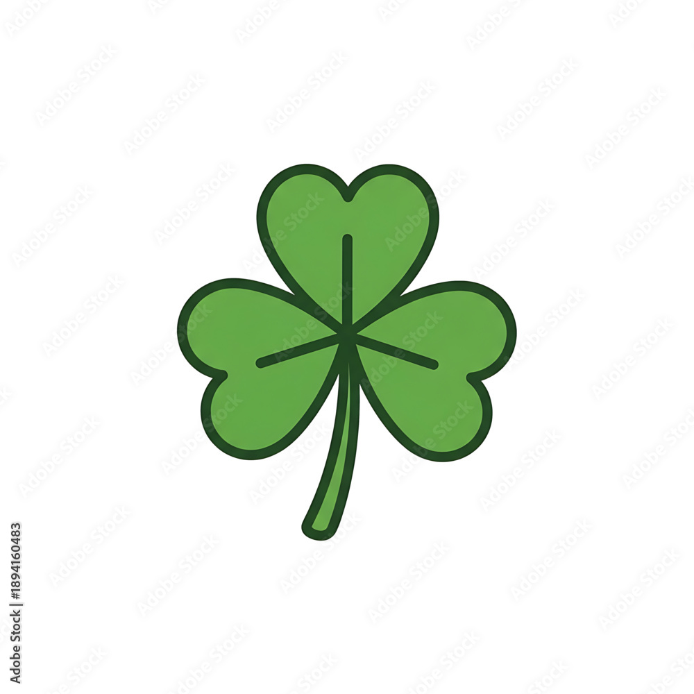 Fototapeta premium Green clover leaf