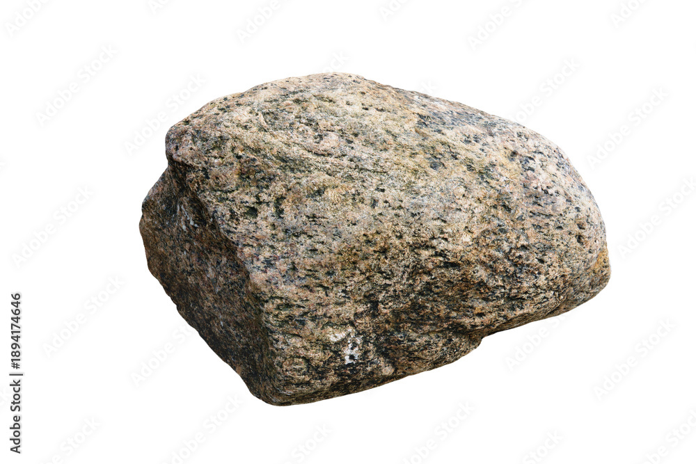 Obraz premium stone isolated on white background