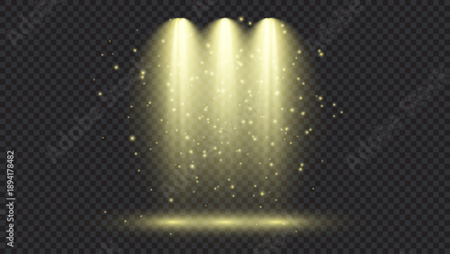 Lighting with spotlight illumination effects