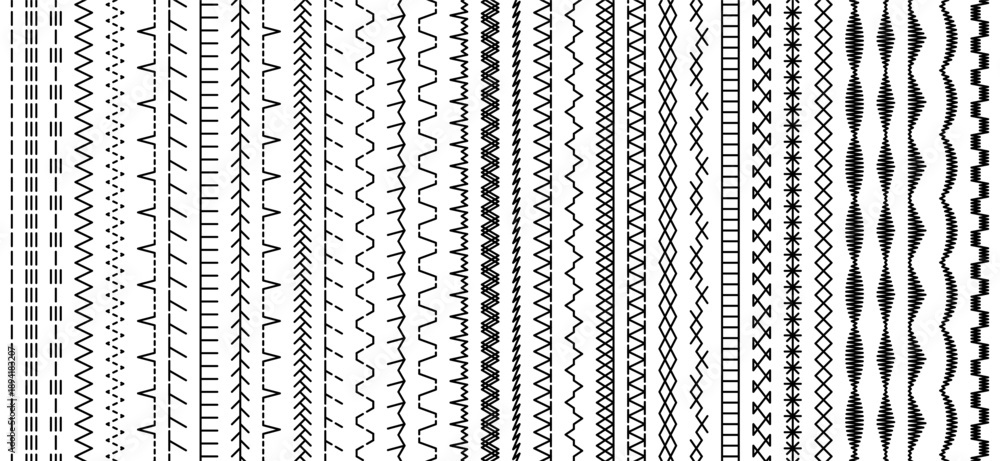 Foto Brush stitch pattern