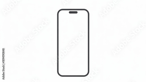 Smart phone mockup set blank isolated Transparent screen , PNG High quality Image device front view shadow Mobile phone app user experience UX or app UX