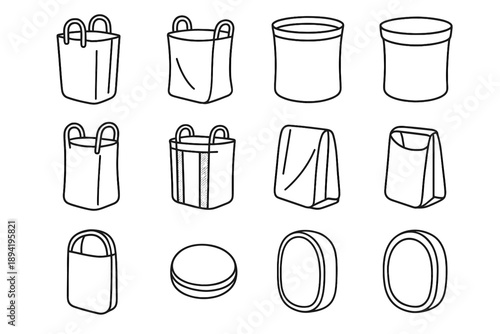 Storage reinforced vector collapsible hamper icon container icons modern clean lifting mesh