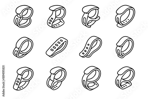 Icon solution grip holes cycling mounting light piece reinforced vector bike clips