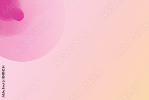 Soft pink gradient abstract background with geometric shapes