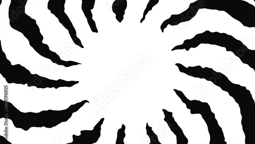 ゆがんだ集中線_16:9