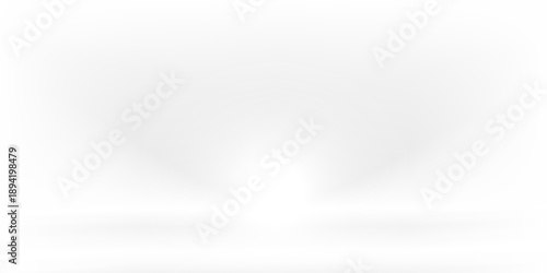 White podium with limbo background. abstract illustration. simple modern.