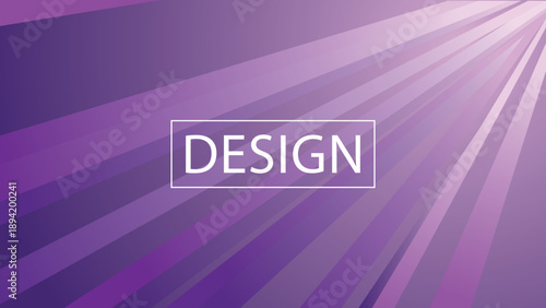 Abstract purple geometric sunburst background with light rays and gradient rays for your design