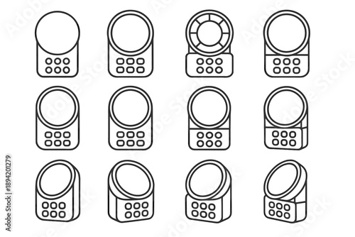 Bar structural countdown support vector highlight ridge surface icon icons module disc