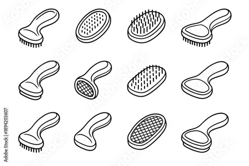 Stripe vector brush boundary line corner shading icon seam stroke crest pet