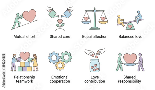 People working together in harmony with love and care