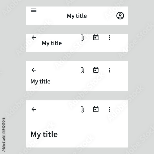 Top App Bar UI Component