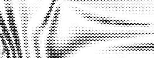 Halftone hexagon pattern with overlay fade corner for trail gradient dot. Honeycomb tone decorative with halftone grunge print for shape curve plain. Line technology halftone with minimal.