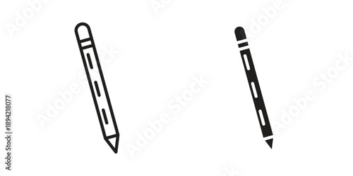 Eyeliner icon in a simple line art style. EPS10