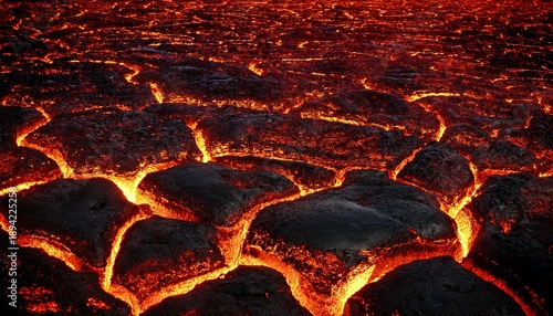 cracked earth with molten lava effect volcanic texture crack texture background volcanic magma lava
