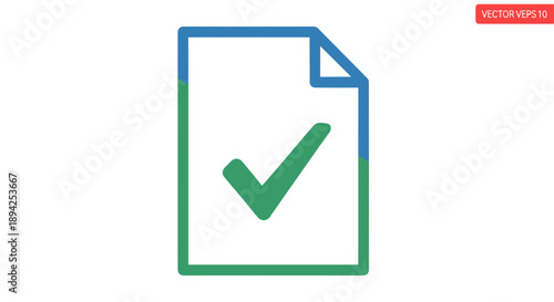 Document with a Green Check Mark Icon.