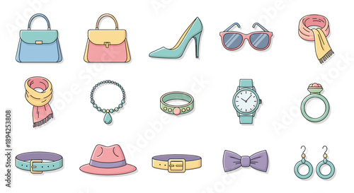 Collection of Fashion Accessories for Women 1.