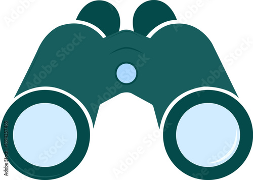 Binoculars are an optical device for observing distant objects. Binoculars allow you to see further and more clearly than with the naked eye. A symbol of observation, tourism, orientation.