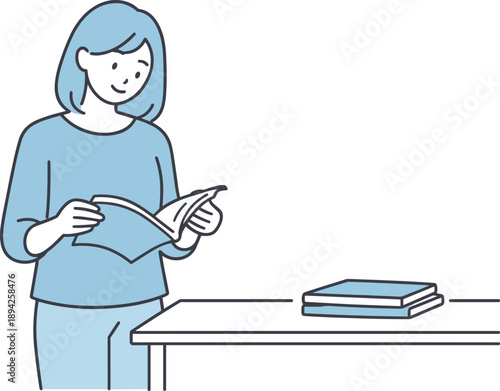 Parents lean slightly forward observing play happening just ahead calmly Minimalist flat line vector illustration, uniform thin