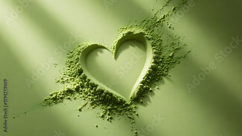 heart shaped green leaves