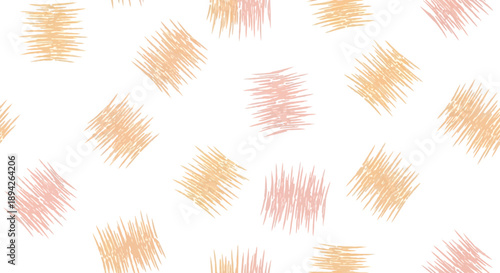 Abstract colorful brush strokes pattern viewed from directly above on a clean surface