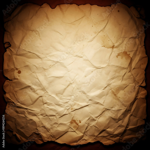 Vintage Grunge Texture Background with Crumpled Paper Cracked Wall and Scratched Antique Surfaces