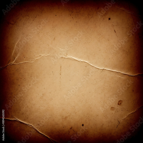 Vintage Grunge Texture Background with Crumpled Paper Cracked Wall and Scratched Antique Surfaces