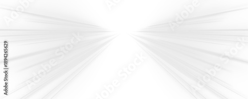 Abstract white neon spiral rays glow on a transparent background. Shiny light lines form dynamic curves and motion. Excellent for high speed technology and modern digital visuals.