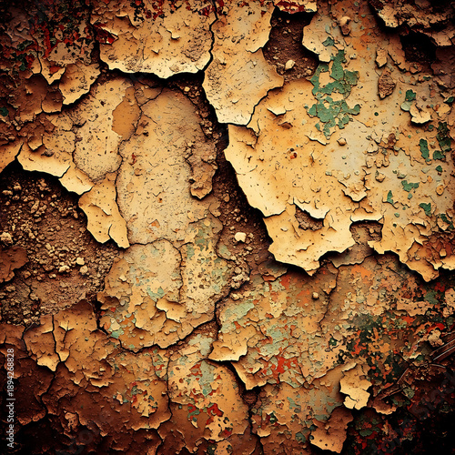 Vintage Grunge Background Collection with Old Crumpled Paper, Rusty Metal, and Scratched Texture Surfaces