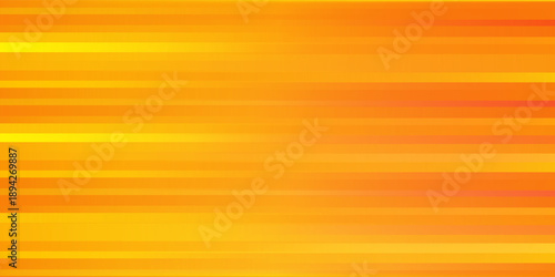 Abstract yellow and orange gradient color blurred motion background. Stripes horizontal movement wallpaper. Vector illustration