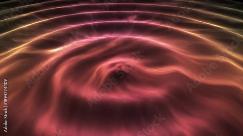 Wallpaper Mural Visual representation of a black hole and gravitational waves in space. Torontodigital.ca