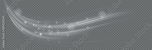 Stream of fresh wind png. Imitation of the exit of cold air from the air conditioner. Cold winter wind texture. Holiday vector blizzard. Christmas effect of a cold blizzard. Vector PNG.