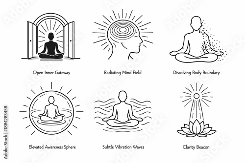 Consciousness Expansion Icons.