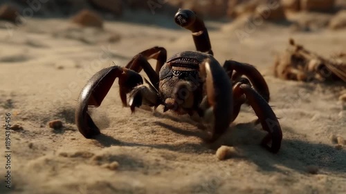 Wallpaper Mural Desert Scorpion Torontodigital.ca