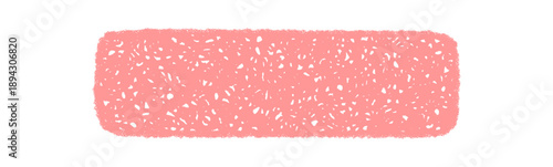 Fluid crayon scribble quote box frame with pastel texture. Rectangle patch serves as squiggle banner in graphic background. Abstract style ideal for creative text and artistic messages.