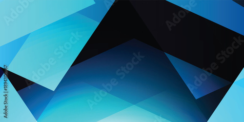 Abstract Polygon Background –Layered Blue Triangles and Quadrilaterals in Translucent and Opaque Styles. A visually engaging abstract background composed of overlapping translucent and opaque polygons