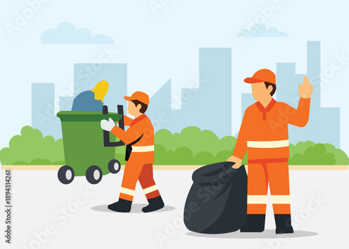 Urban Sanitation Workers Keeping Jakarta Clean Through Daily Waste Management Efforts