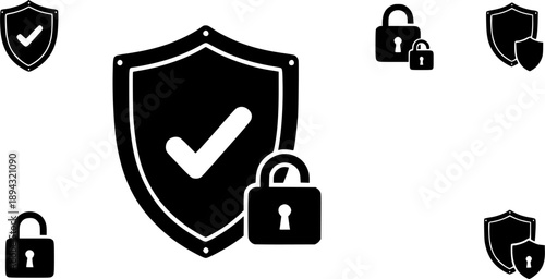 NFC wireless payment icon, contactless cashless payment, near field communication sign
