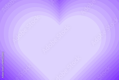 Abstract purple heart background. Love background, romantic heart pattern colorful purple gradient background, backdrop, and wallpaper.