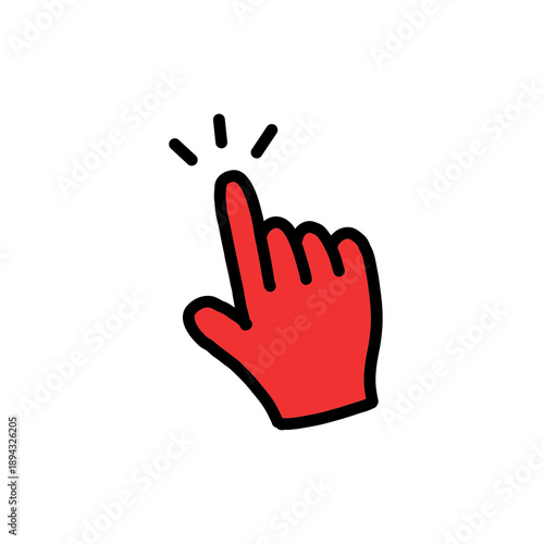 Hand Gesture Icons – Pointing Direction UI Symbol / 指差し方向UIアイコン