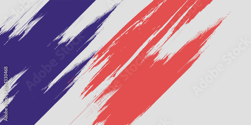 Abstract Red Purple Scratch Grunge In White Background