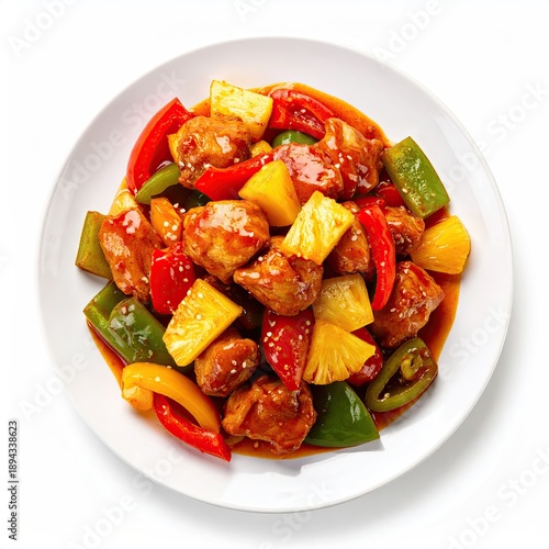 Plate of Sweet and Sour Chi...