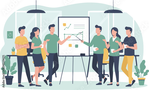 Professional Business Teamwork and Corporate Collaboration