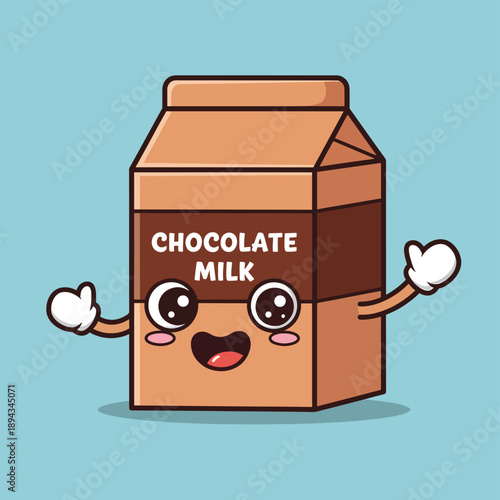 Happy Chocolate Milk Carton
