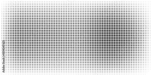 PrintaDot white black pattern gradient texture background. Abstract pop art halftone and retro style.