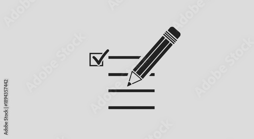 pencil icon vector illustration