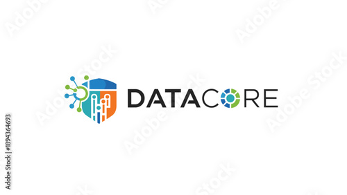 Datacore Logo Design Element Corporate Identity.