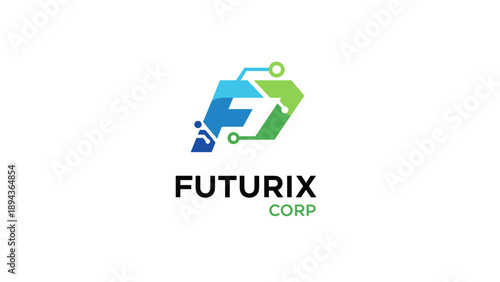 Futurix Corp Logo Design Element.